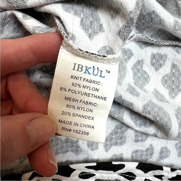 IBKUL 1/4 Zip Golf Shirt SPF Long Sleeve Black White S mesh sleeve pickleball - Picture 4 of 5